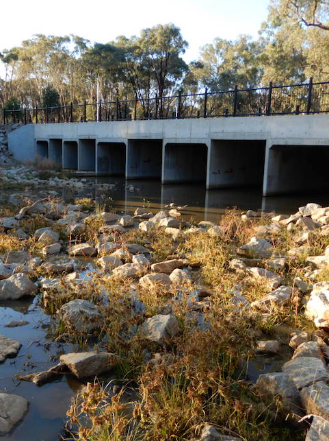 Eight Mile Creek Albury, Large Box Culverts